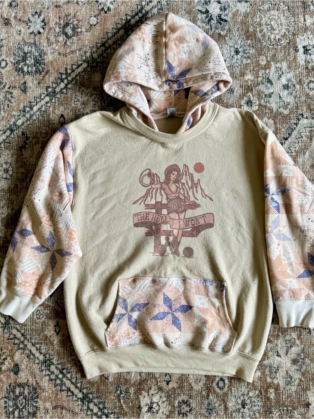 Upcycled hoodie